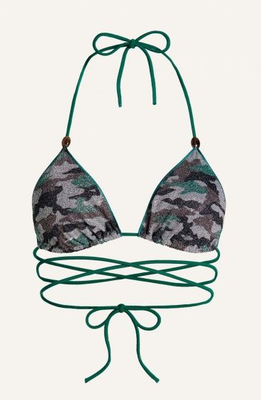 Top Triangolo Camouflage Papeete Pin-Up Stars - 1