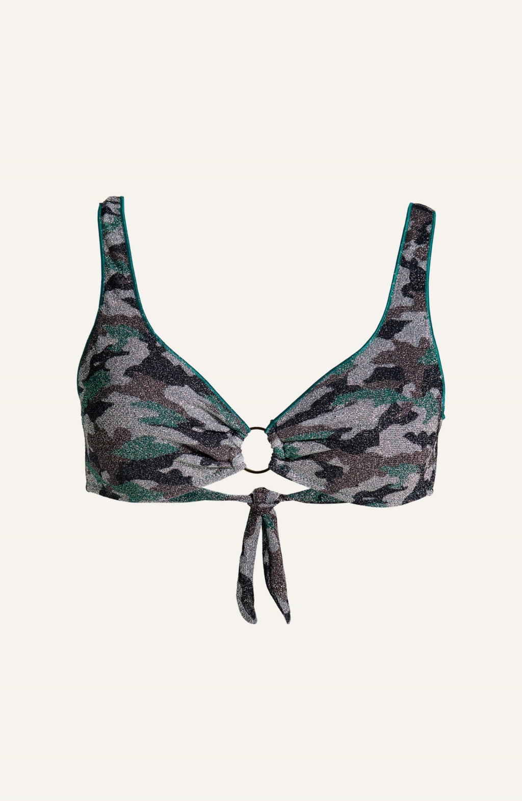 Papeete Camouflage Brassiere Size S Color Green