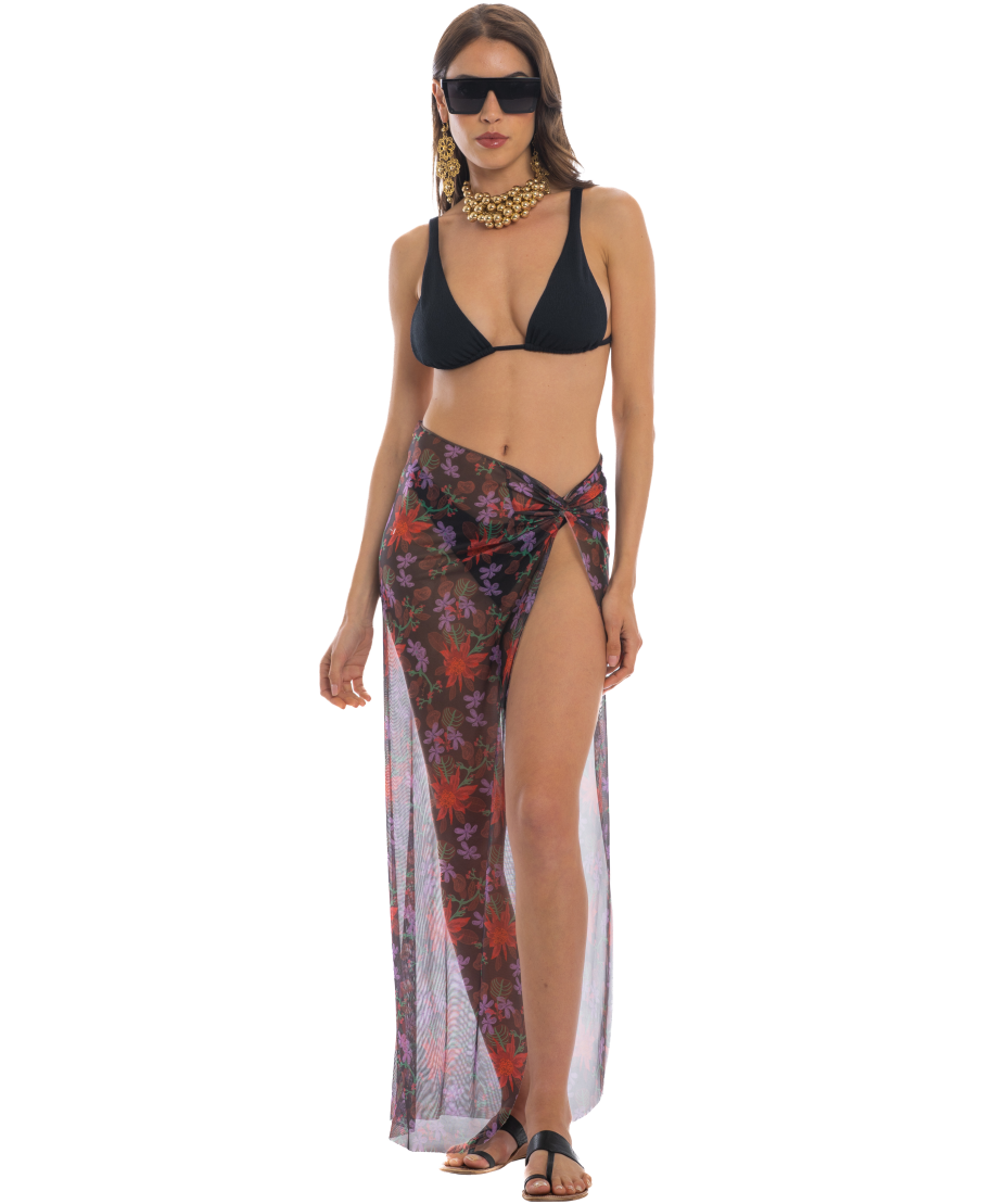 Flower Threads Pareo Skirt