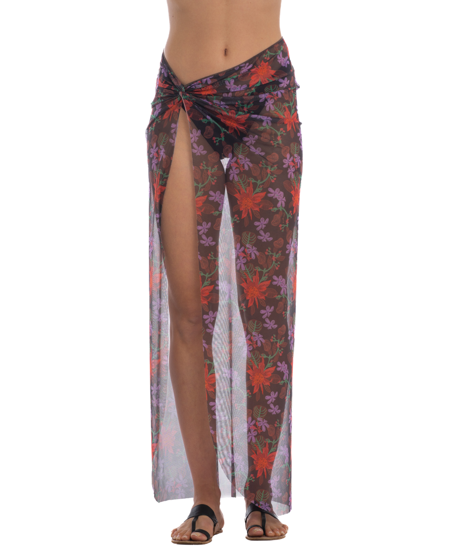 Flower Threads Pareo Skirt