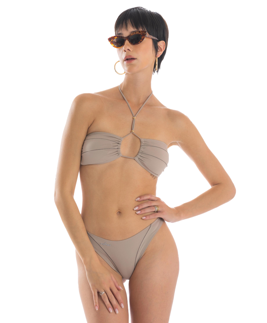 Bikini Bandeau Solid Color