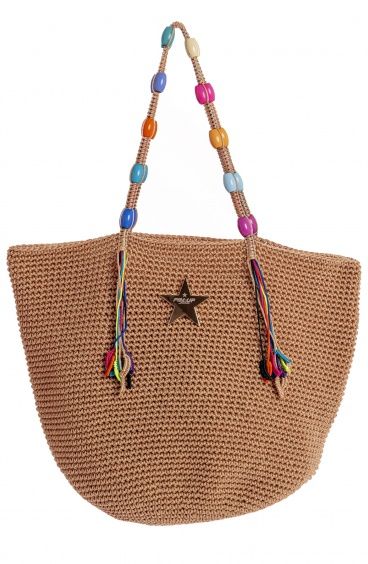 BORSA GRANDE UNCINETTO E PERLINE HAND MADE Pin-Up Stars - 1