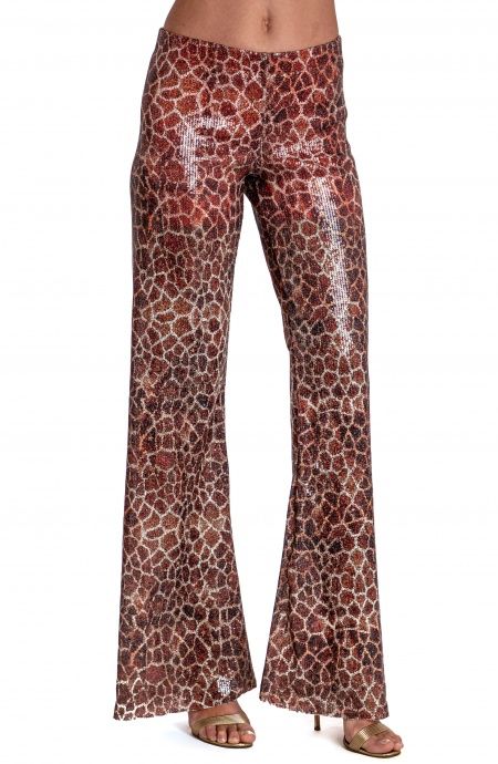 GIRAFFE SEQUIN-PRINTED PANTS Pin-Up Stars - 5