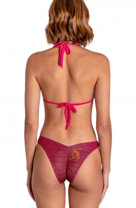 LUREX PADDED TRIANGLE BIKINI TIGER SUN PRINT Pin-Up Stars - 16