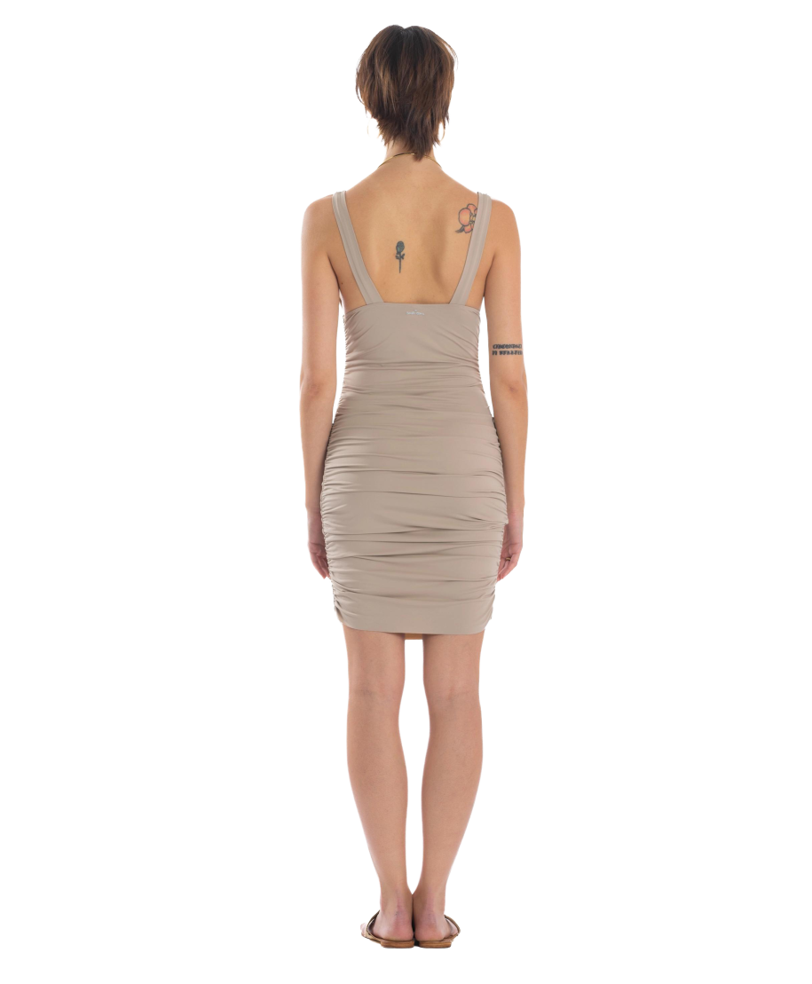 Sheath Dress Solid Color