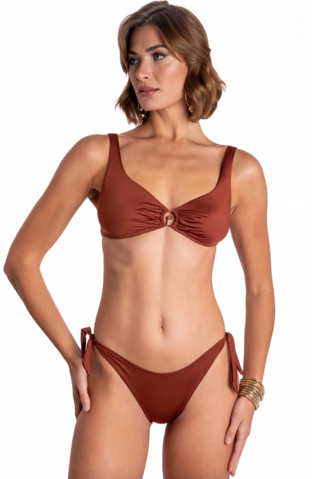 BIKINI BRASSIERE CON ACCESSORIO TINTA UNITA Pin-Up Stars - 15 BIKINI BRASSIERE CON ACCESSORIO TINTA UNITA Pin-Up Stars - 15