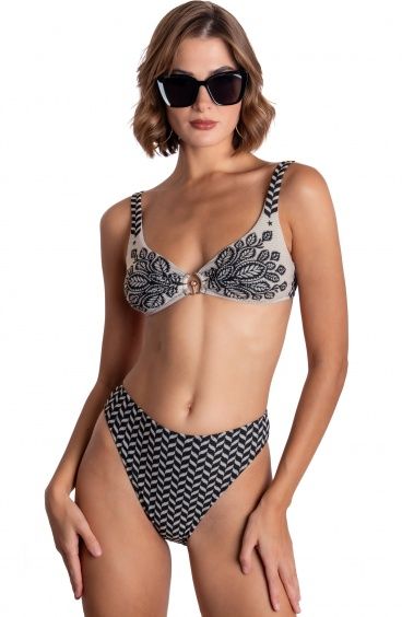 BIKINI BRASSIERE CON ACCESSORIO STAMPA BEAUTIFUL TREE SPIGHETTA Pin-Up Stars - 15