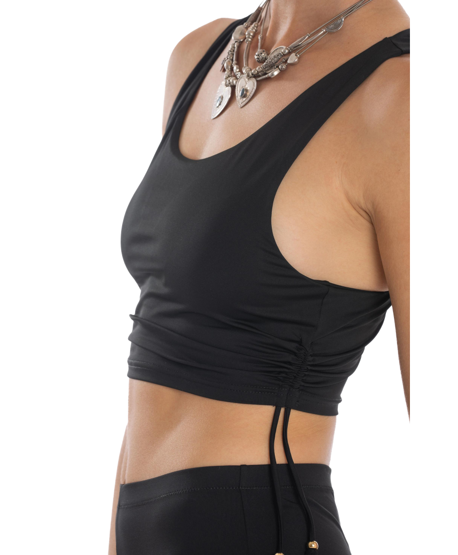 Top Canotta Tinta Unita