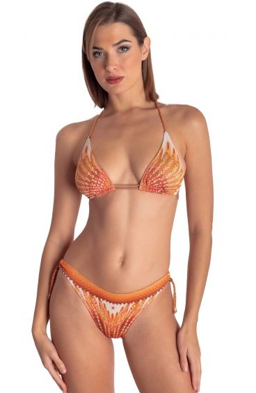 BIKINI TRIANGOLO IMBOTTITO CON STAMPA WINGS Pin-Up Stars - 9
