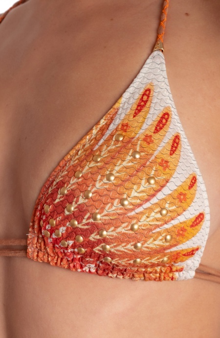 BIKINI TRIANGOLO IMBOTTITO CON STAMPA WINGS Pin-Up Stars - 19
