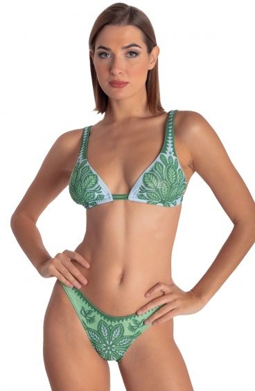 PADDED TRIANGLE BIKINI PRINT BEAUTIFUL TREE Pin-Up Stars - 13