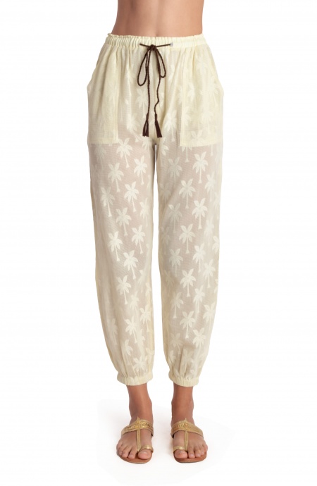 PANTS PALM EMBROIDERY Pin-Up Stars - 5