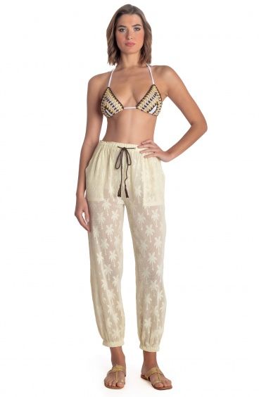 PANTS PALM EMBROIDERY Pin-Up Stars - 7
