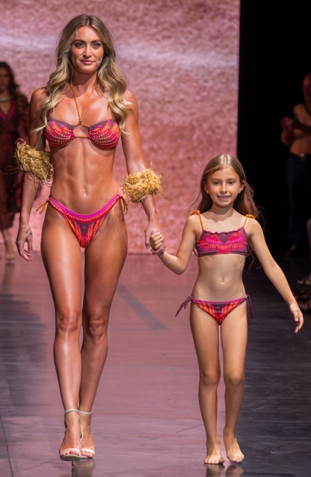 BIKINI FASCIA IMBOTTITA CON BORCHIE STAMPA WINGS Pin-Up Stars - 19