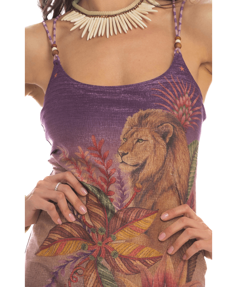 Abito Tubino Lurex Lion King