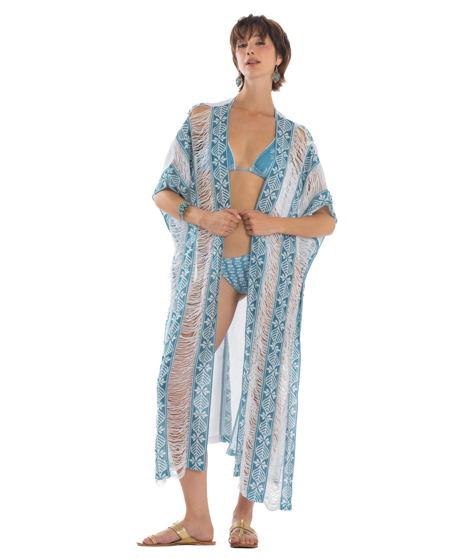 Lotus Flower Caftan Dress