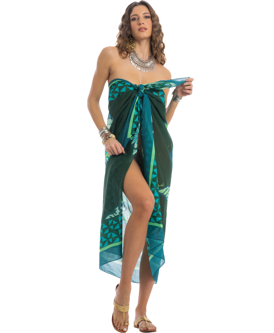 Tribal Sea pareo towel