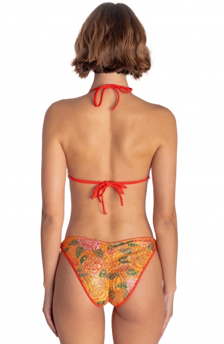 BIKINI TRIÁNGULO ACOLCHADO DE ENCAJE CON ESTAMPADO DE FLORES Y PÁJAROS Pin-Up Stars - 5 BIKINI TRIÁNGULO ACOLCHADO DE ENCAJE CON ESTAMPADO DE FLORES Y PÁJAROS Pin-Up Stars - 5