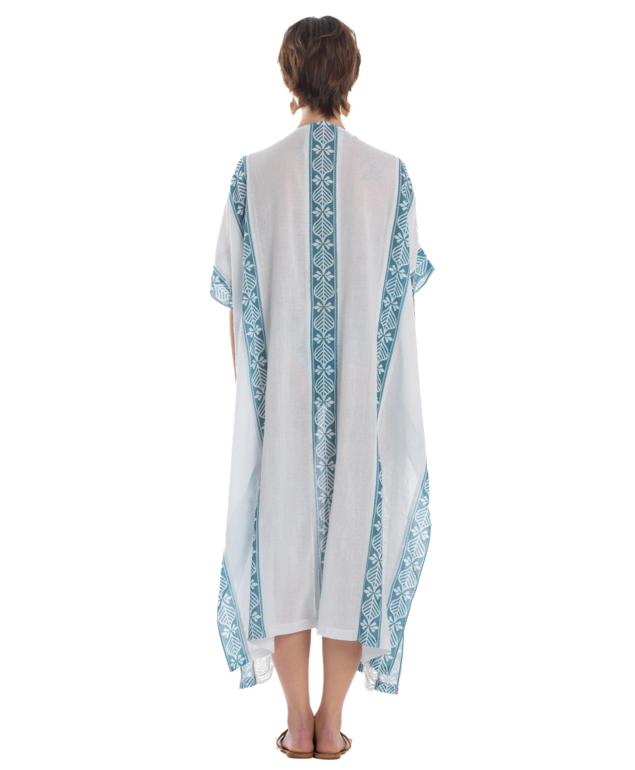 Lotus Flower Caftan Dress