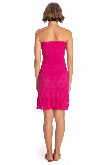 MINI DRESS SASH PALM EMBROIDERY Pin-Up Stars - 7