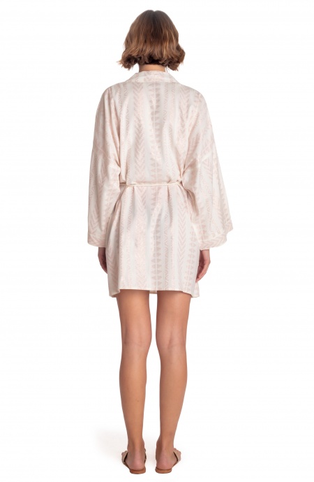 KURZER KIMONO MIT GÜRTEL Pin-Up Stars - 6