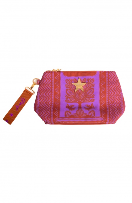 CLUTCH BAG BEAUTIFUL TREE PRINT Pin-Up Stars - 5