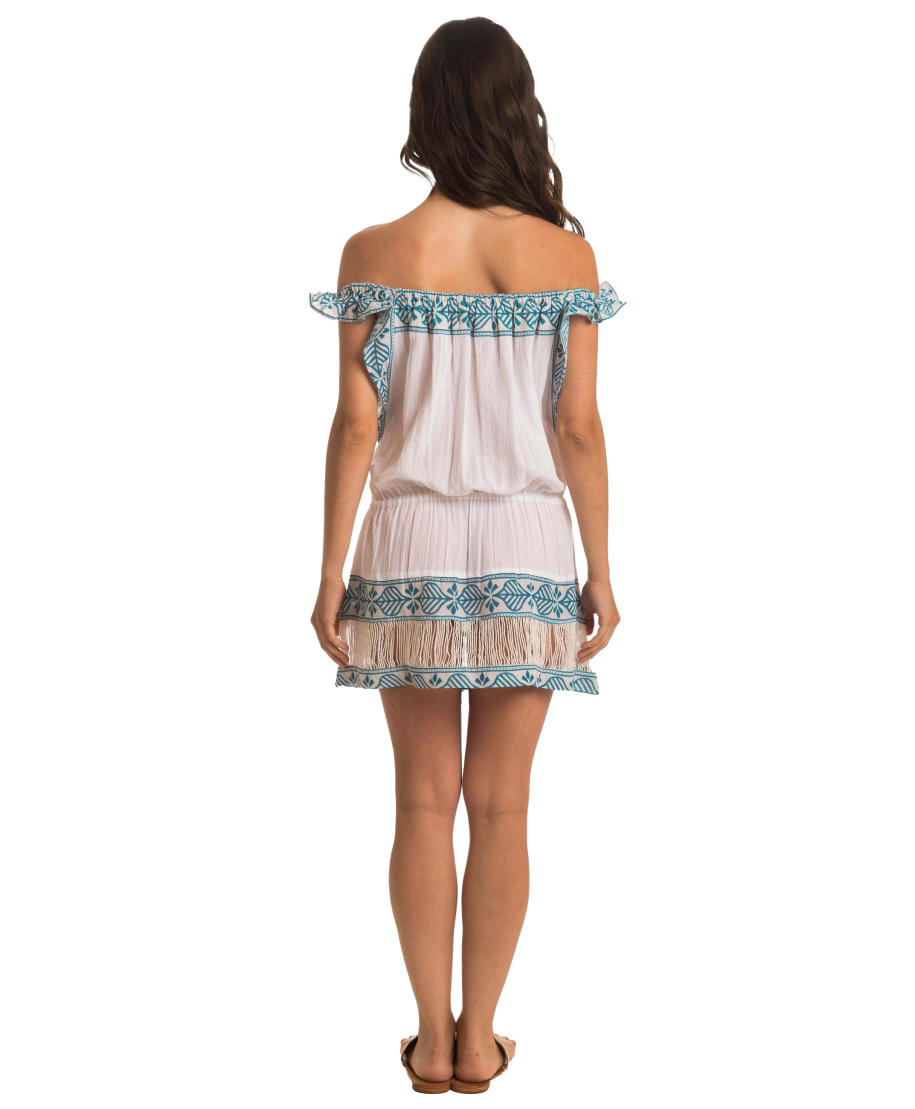 Lotus Flower Short Dress