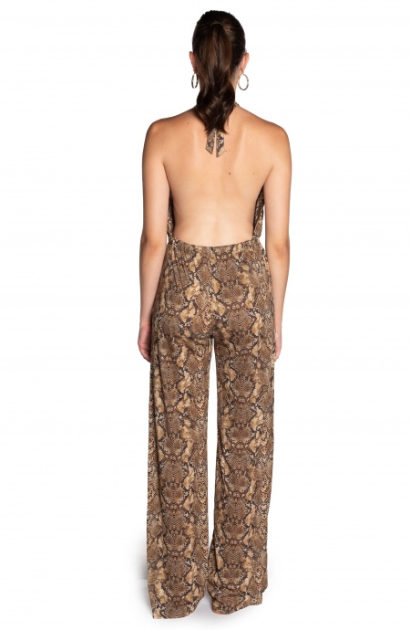 Anaconda Full Neck Back Jumpsuit Pin-Up Stars - 8