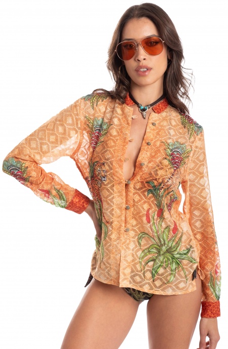 Camicia Safari Pin-Up Stars - 3