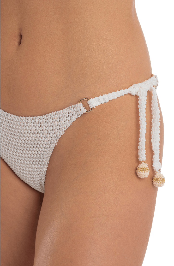 Bikini Balconette Underwire Lamé Crochet