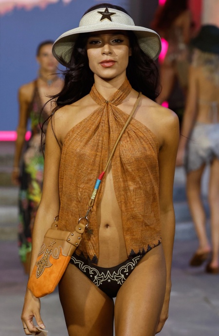 Top Foulard Intreccio Africano Pin-Up Stars - 4