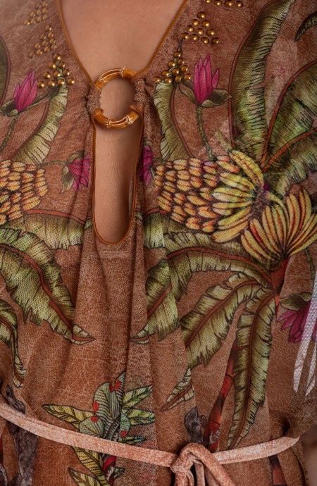 Poncho safari print Pin-Up Stars - 12