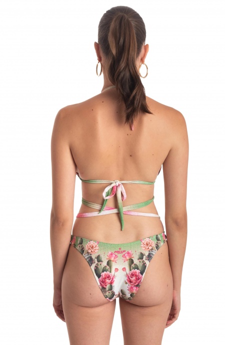 Bikini Triangolo con Lacci Fiore del Deserto Pin-Up Stars - 4