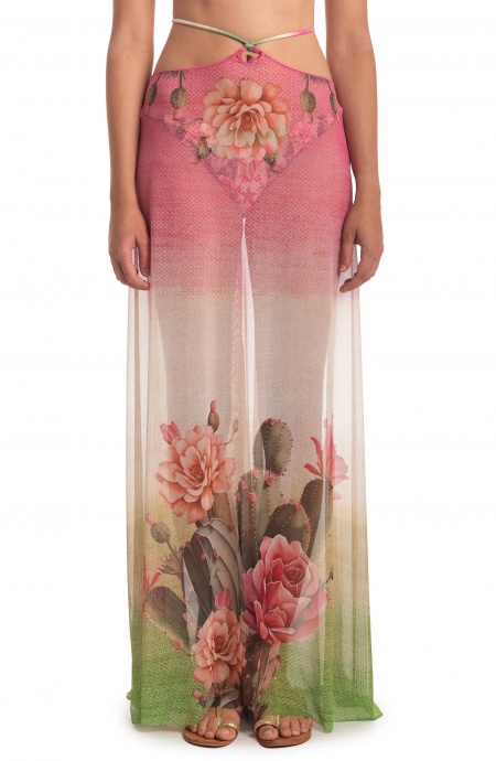 Desert Flower Tulle Pareo Dress Pin-Up Stars - 4