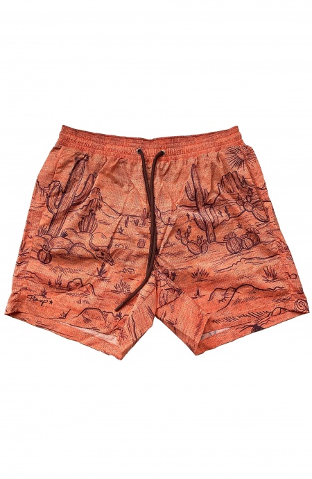 Far West Men's Boxer Swimsuit Pin-Up Stars - 2