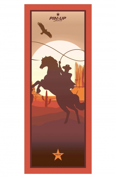 Telo Mare Double Face Intreccio Africano e Far West Pin-Up Stars - 3