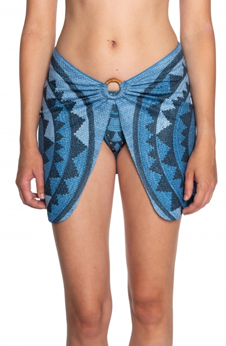 African Braided Pareo Skirt Pin-Up Stars - 12