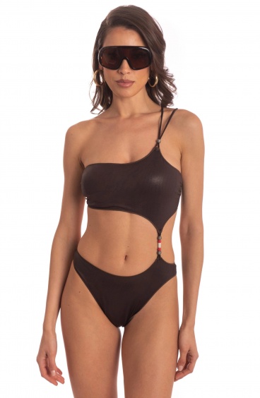 Leather Trikini Swimsuit Pin-Up Stars - 6