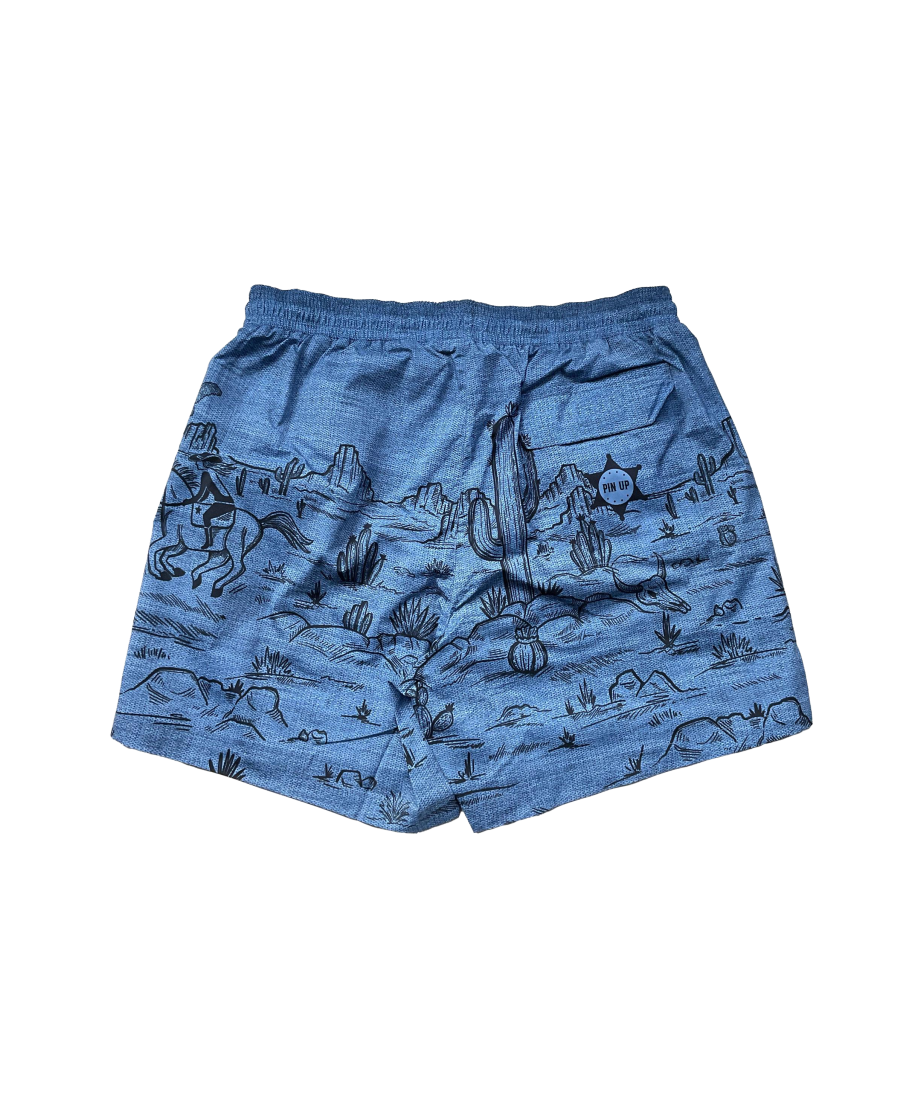 Far West Men's Boxer Swimsuit