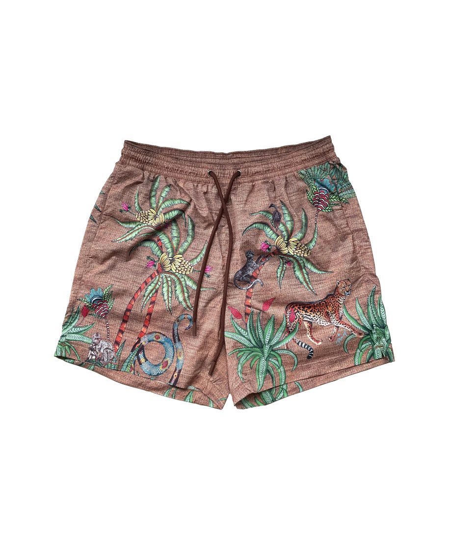 Costume da Bagno Boxer Uomo Safari