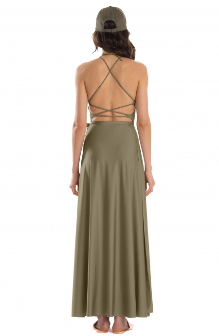 Long Pareo Skirt Solid Color Pin-Up Stars - 10 Long Pareo Skirt Solid Color Pin-Up Stars - 10