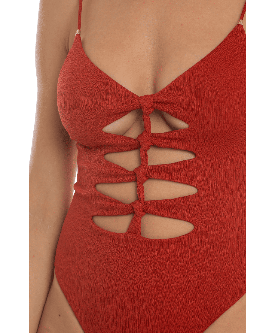 Interwoven Knots One Piece Swimsuit
