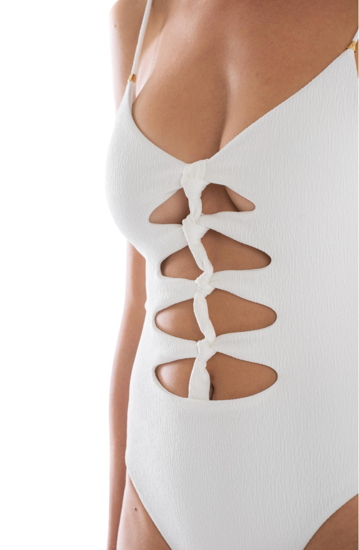 Interwoven Knots One Piece Swimsuit