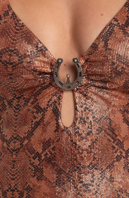 ONE-PIECE BIKINI SNAKE'S PRINT Pin-Up Stars - 11