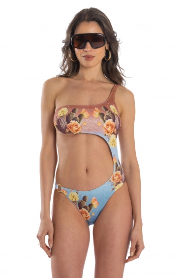 Desert Flower One Piece Swimsuit Pin-Up Stars - 7