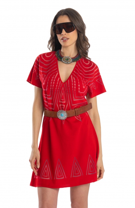 Vestido corto tribal Pin-Up Stars - 6