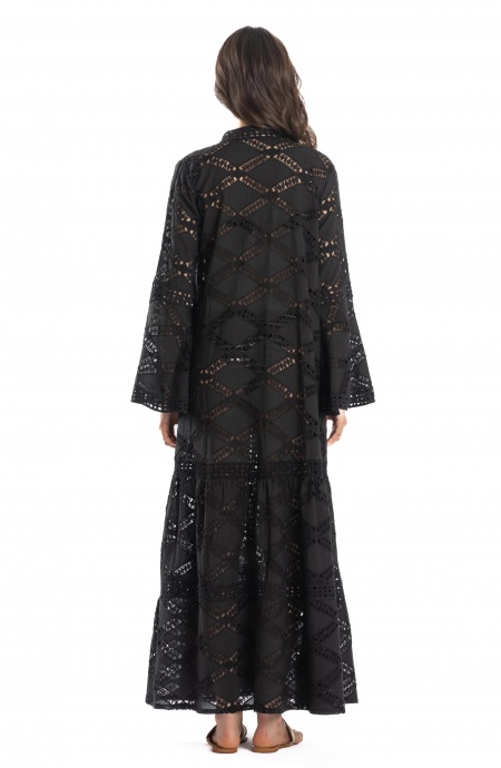 LACE T SOLID ROBE DRESS Pin-Up Stars - 15