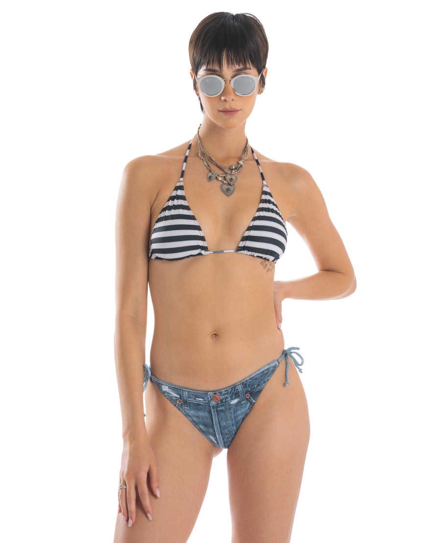 Jeans Triangle Bikini