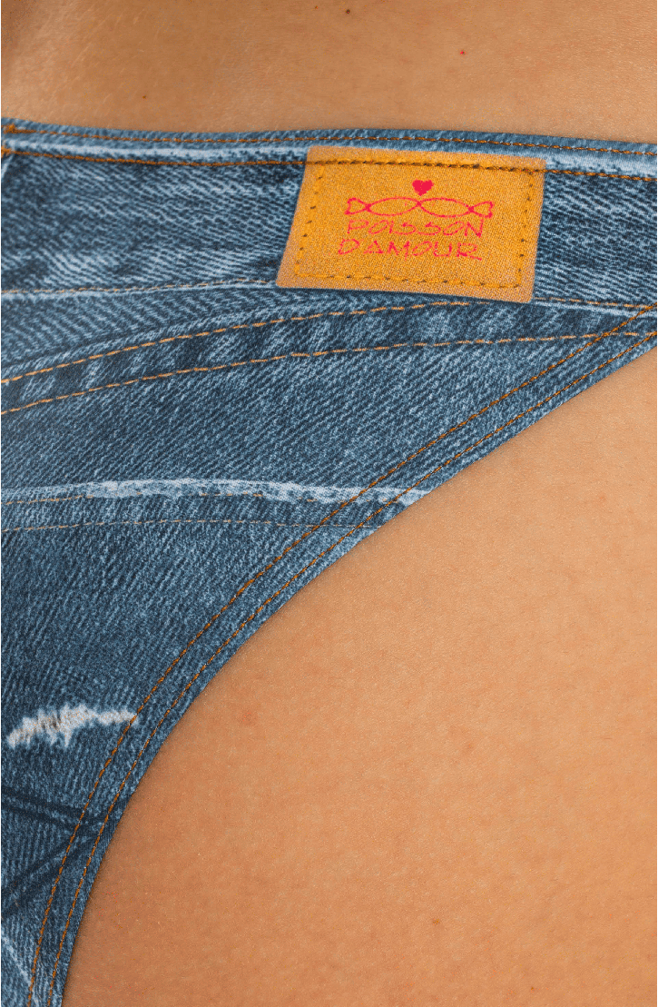 Jeans Triangle Bikini