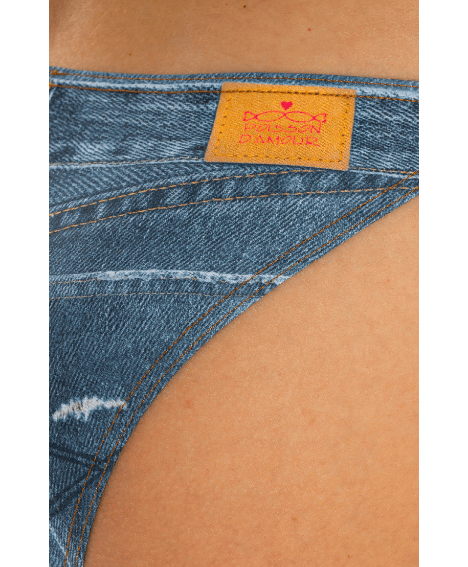 Bikini Triangolo Jeans
